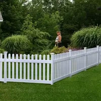 Cerca de estacas de vinil